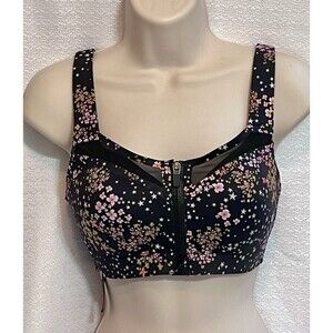 Victorias Secret Incredible Knockout Ultra Max Sports Bra 32DD Floral Work Out